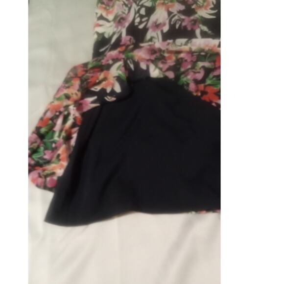 Eliza J Floral Print Inner lined Halter Tie Neck Maxi Dress Size 14 - Picture 11 of 13